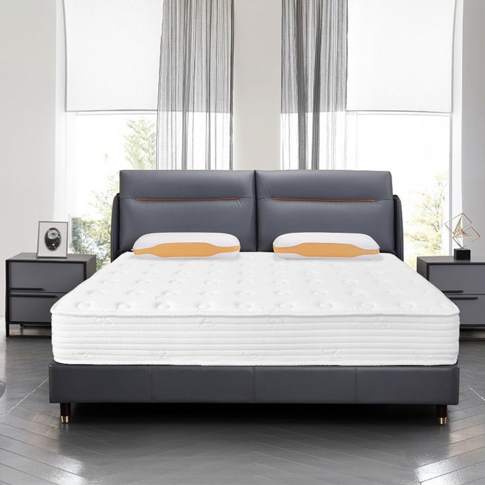 MTS002 - Good Nite Premium Small Double Memory Foam Quilted Spring Mattress - Medium Firmness Breathable Fabric Mattress - 120×190×20cm