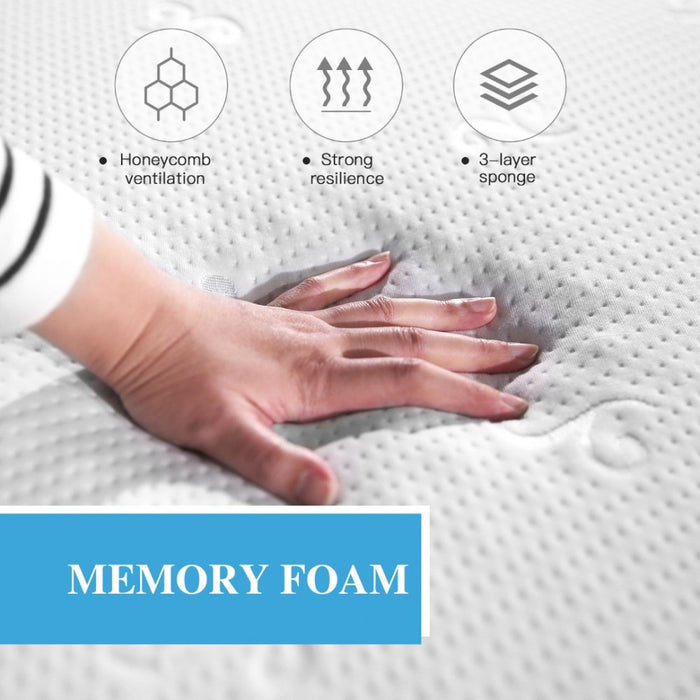 MTS003-1 - Good Nite Luxury Triple-Layer Memory Foam Mattress – Body Contouring Support & Enhanced Breathability - 90×190×16cm