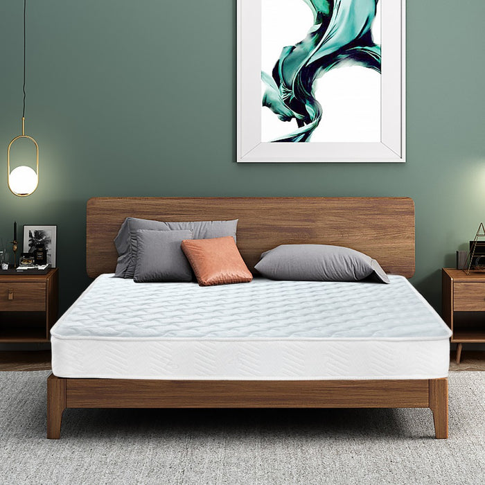 MTS004 - Good Nite Hybrid Memory Foam & Spring Mattress – Pressure Relief, Motion Isolation & Breathable Support - 135×190×18cm
