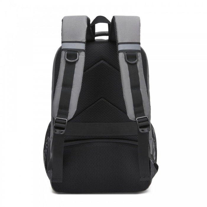 BPK2518 - Kono Laptop Backpack with 15.6" Laptop Compartment, Comfortable & Durable for Work and Business Trips - Grey