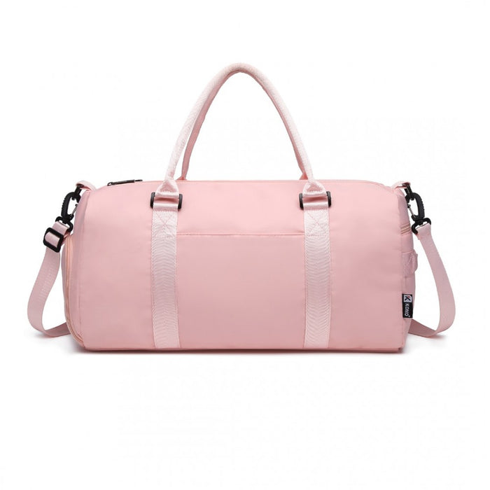 EA2213 - Kono Multi Waterproof Gym bag Carry On Weekend Bag - Pink