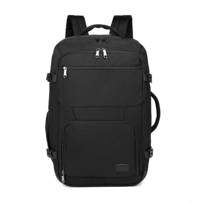 EM2207 - Kono Multifunctional Portable Travel Backpack Cabin Luggage Bag - Black