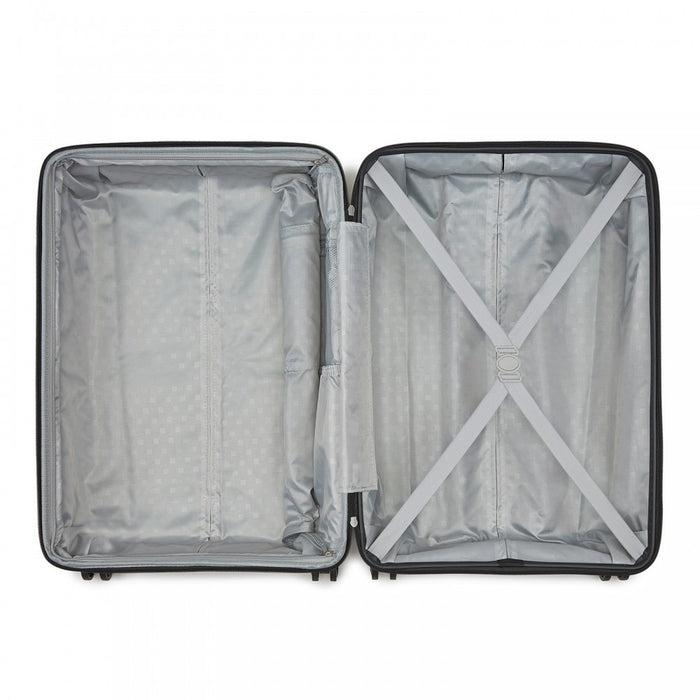 KSK2595 - Kono 20/24/28inch Hard Shell Scratch-Resistant PP Luggage Set with Cup Holder, TSA Lock & Expandable Design-Check-in Luggage For Travel - Green