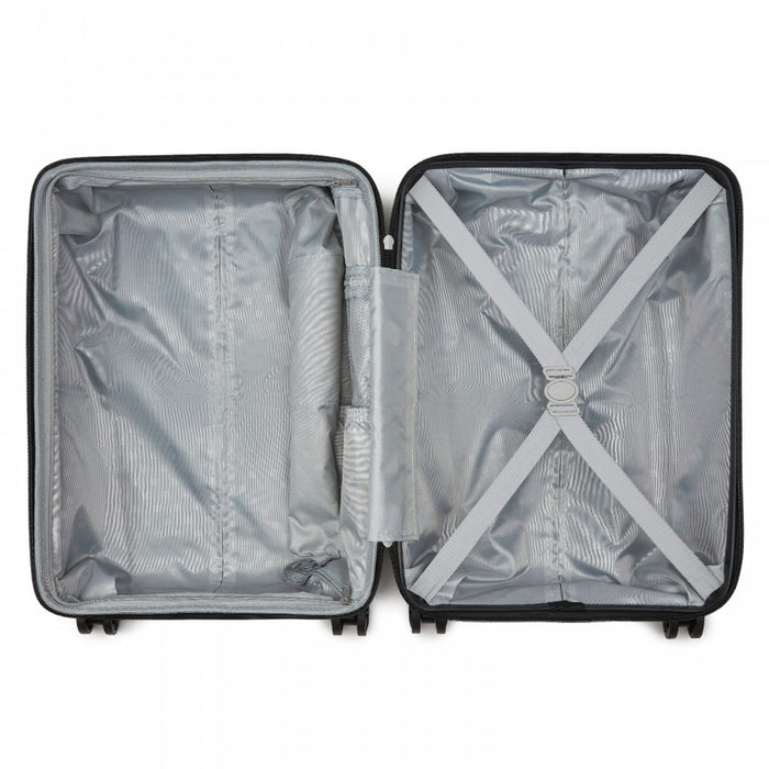 KSK2595 - Kono 20/24/28inch Hard Shell Scratch-Resistant PP Luggage Set with Cup Holder, TSA Lock & Expandable Design-Check-in Luggage For Travel - Navy