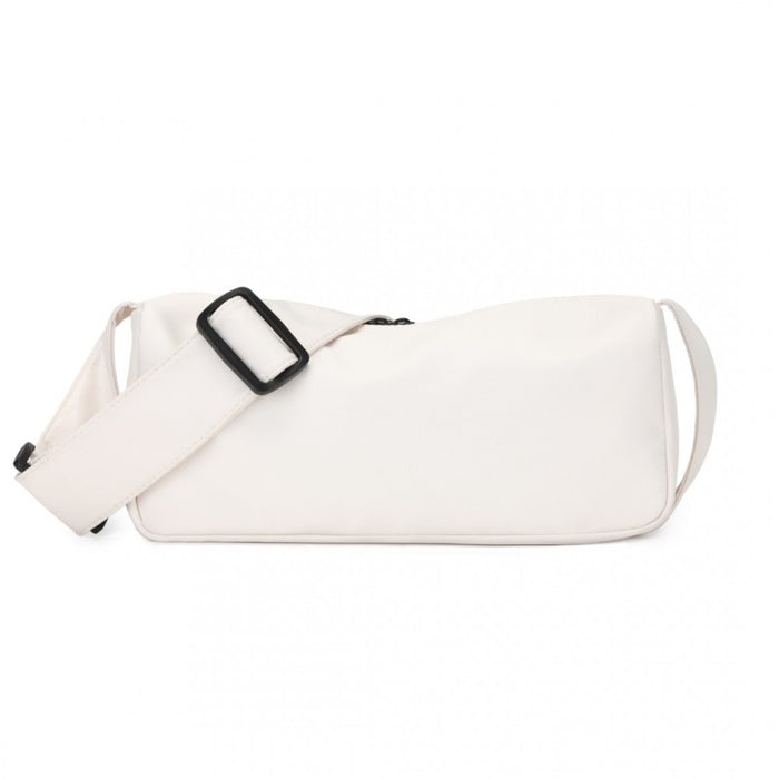 MSM2425 - Miss Lulu Vintage Chic Lightweight Water-Resistant Crossbody Bag - Beige