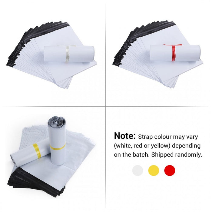 MAIL XL 100 - Poly Mail Bags Extra Large Size 17"x23" Waterproof, Tear-Resistant, Self-Seal Postal Bags - 100 Pieces