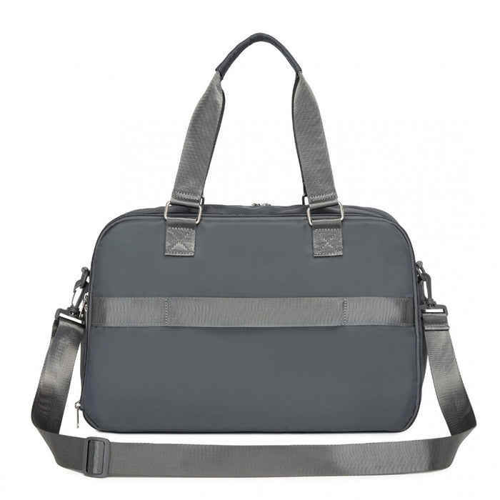TVK2430 - Kono Multi-functional Travel Bag Large Tote Bag & Duffle Bag with Expandable Compartment and Wet/Dry Pocket - Grey