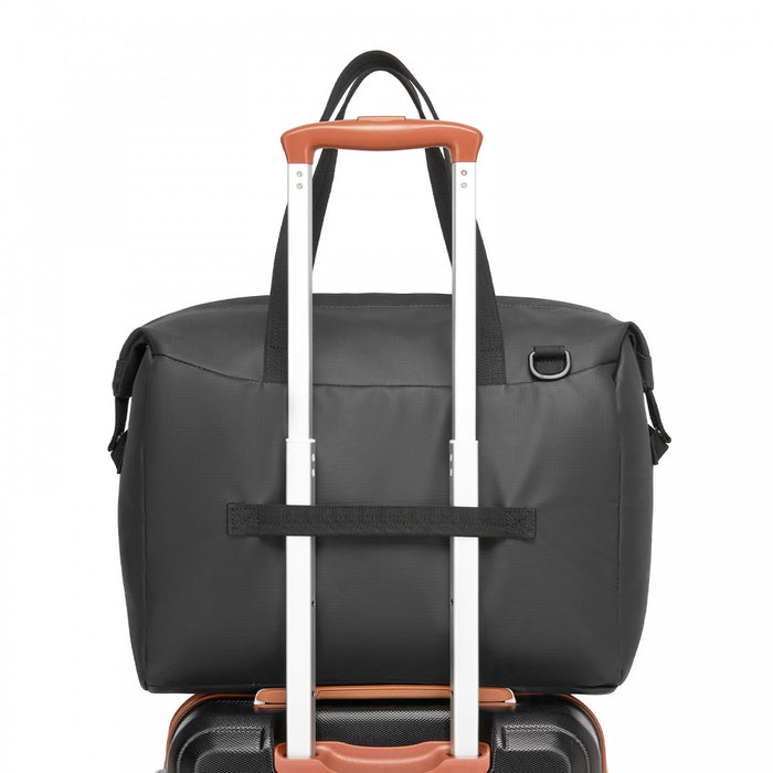 TVK2522 - Kono 40×30×20cm Cabin Approved Travel Bag - Versatile Carry-On Shoulder Bag for Travel, Gym, Business & Daily Use - Black