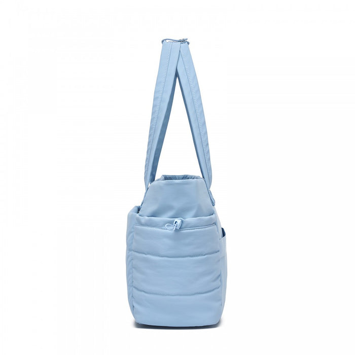TVN2621 - 2-Piece Women's Tote Bag Set, Water Repellent Handbag with Laptop Compartment for Commute Travel And Outings - Blue