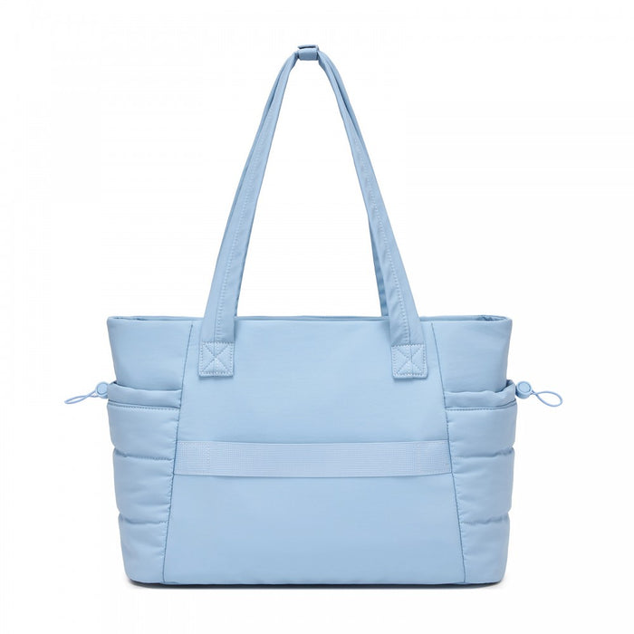 TVN2621 - 2-Piece Women's Tote Bag Set, Water Repellent Handbag with Laptop Compartment for Commute Travel And Outings - Blue