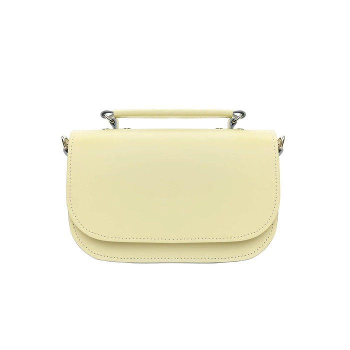 Aura Handmade Leather Bag - Cream