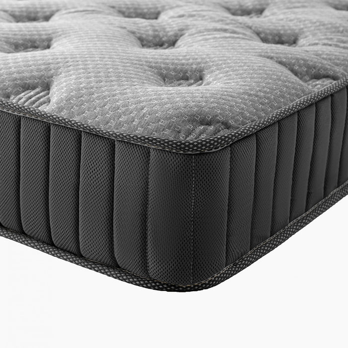 MTS009 - Good Nite 18cm Medium Firm Memory Foam and Bonnell Spring Mattress – Pressure Relief, Cooler Sleep - 150x190x18cm